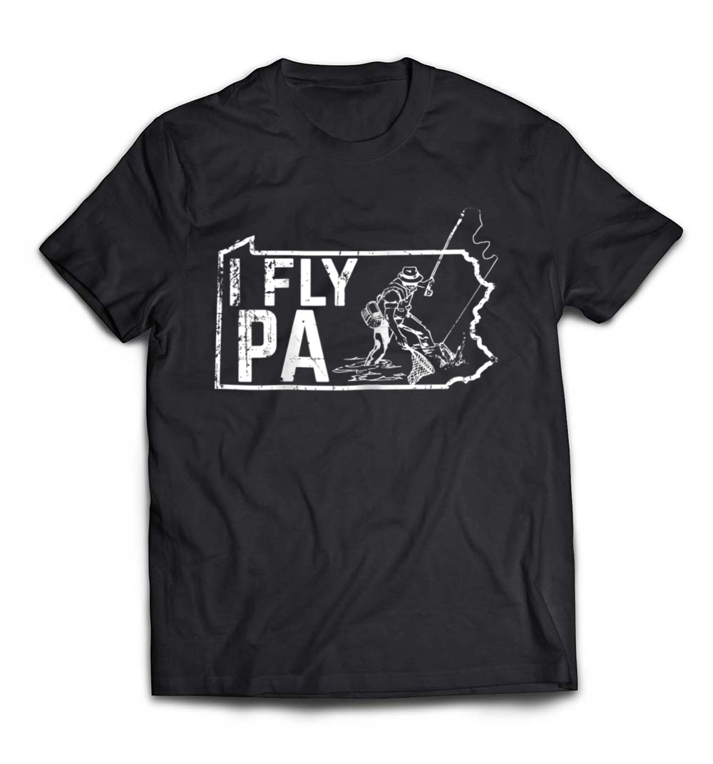 Pennsylvania Fly Fishing T-Shirt – Perfect for Fly Fishing Enthusiasts